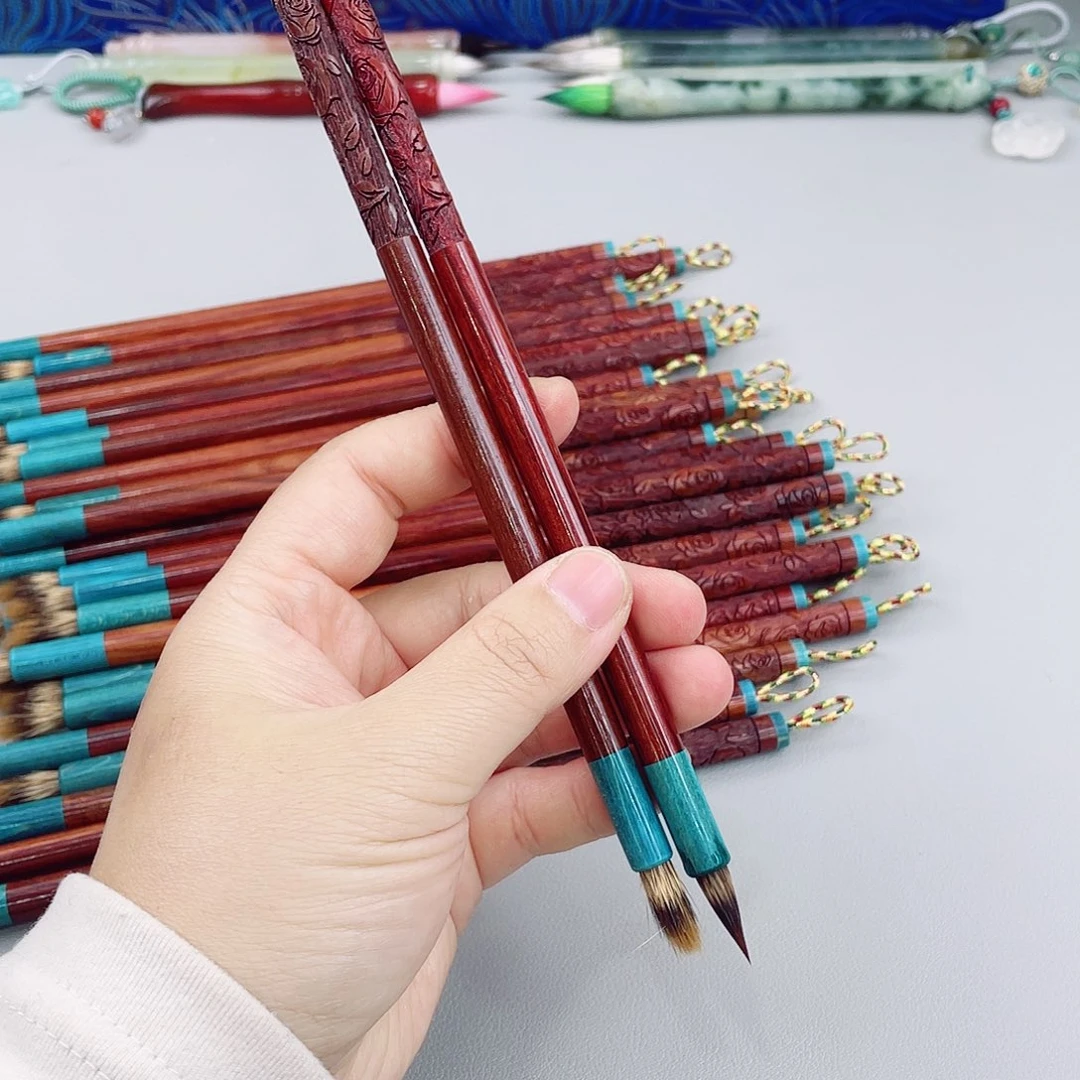 高货孤品小楷玫瑰花紫狼嚎2支装