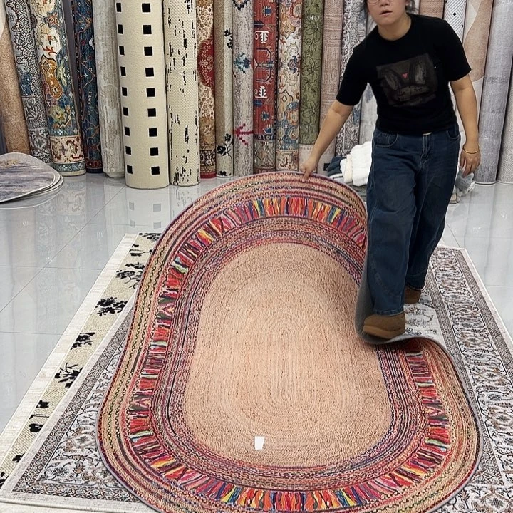 混纺尺寸误差正负1-3厘米140×199棉布底亚麻编制微瑕特价