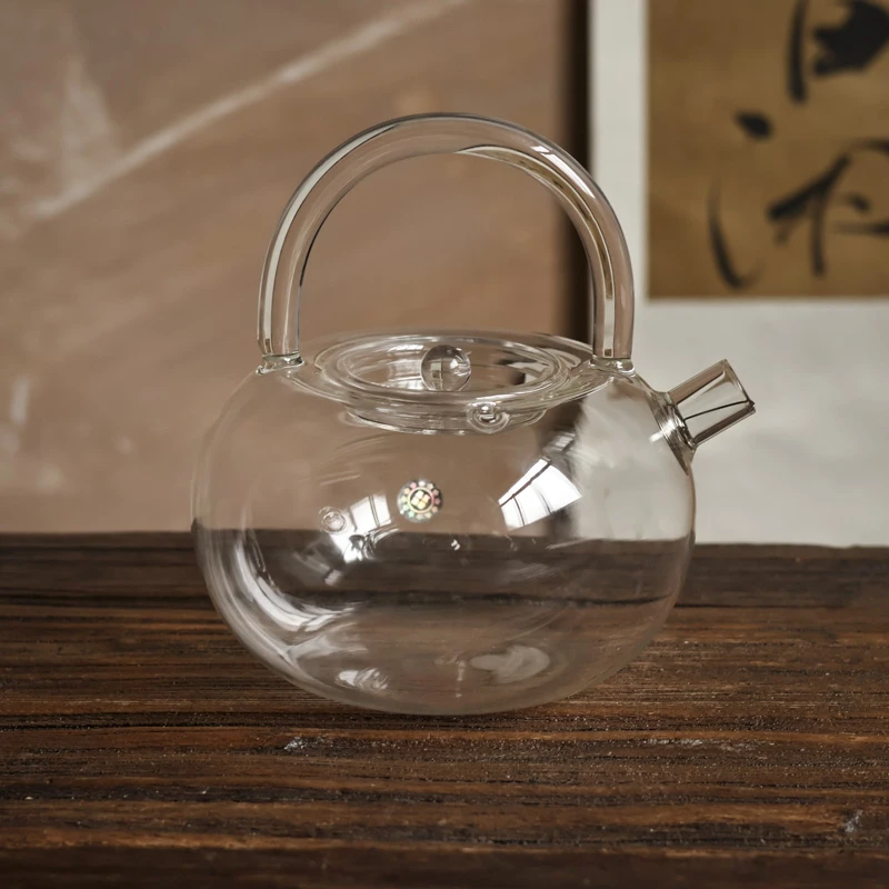 斋居 苹果提梁壶-800ml（Q3302）