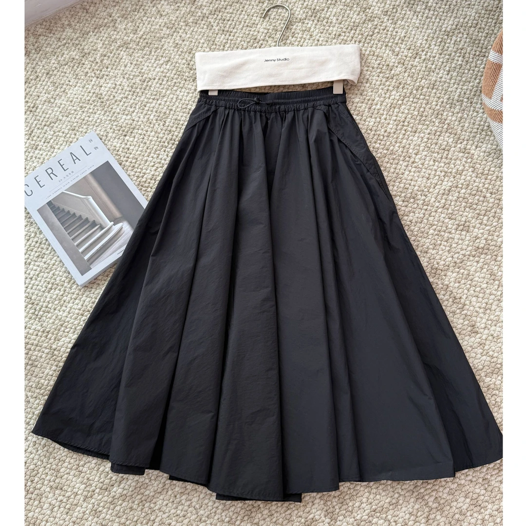 拉链显瘦立领防晒衣开衫夹克外套+半裙11244/11243