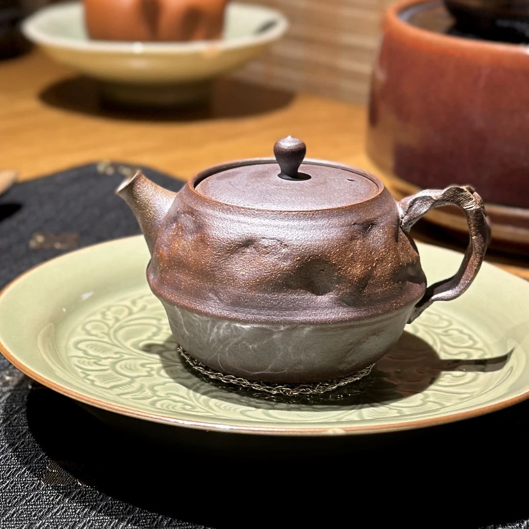 潮州全手工手拉壶/石隐/150ml