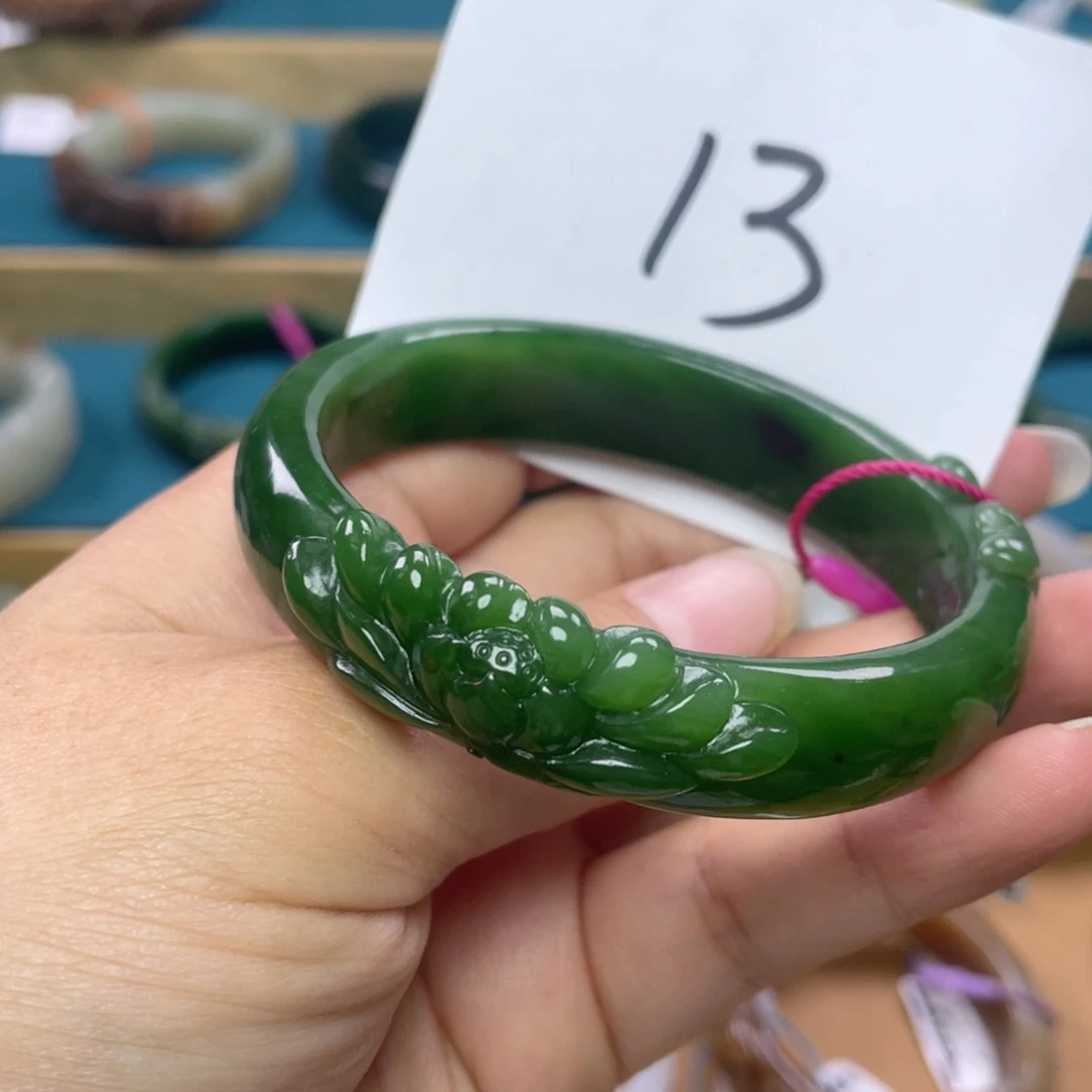 未镶嵌手镯和田玉圈口59
