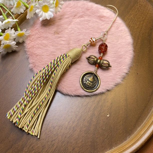 玛瑙红肉尸尸挂件杵杵黄财财包挂手机挂