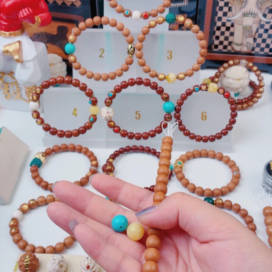 猴头核桃手串依**年猴头手串