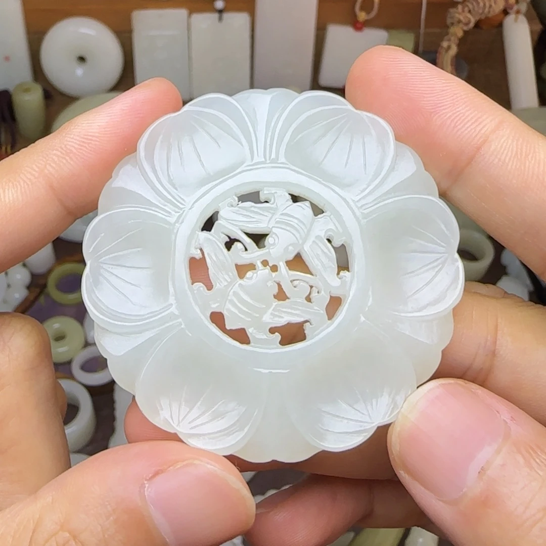 F***）未镶嵌和田玉挂件