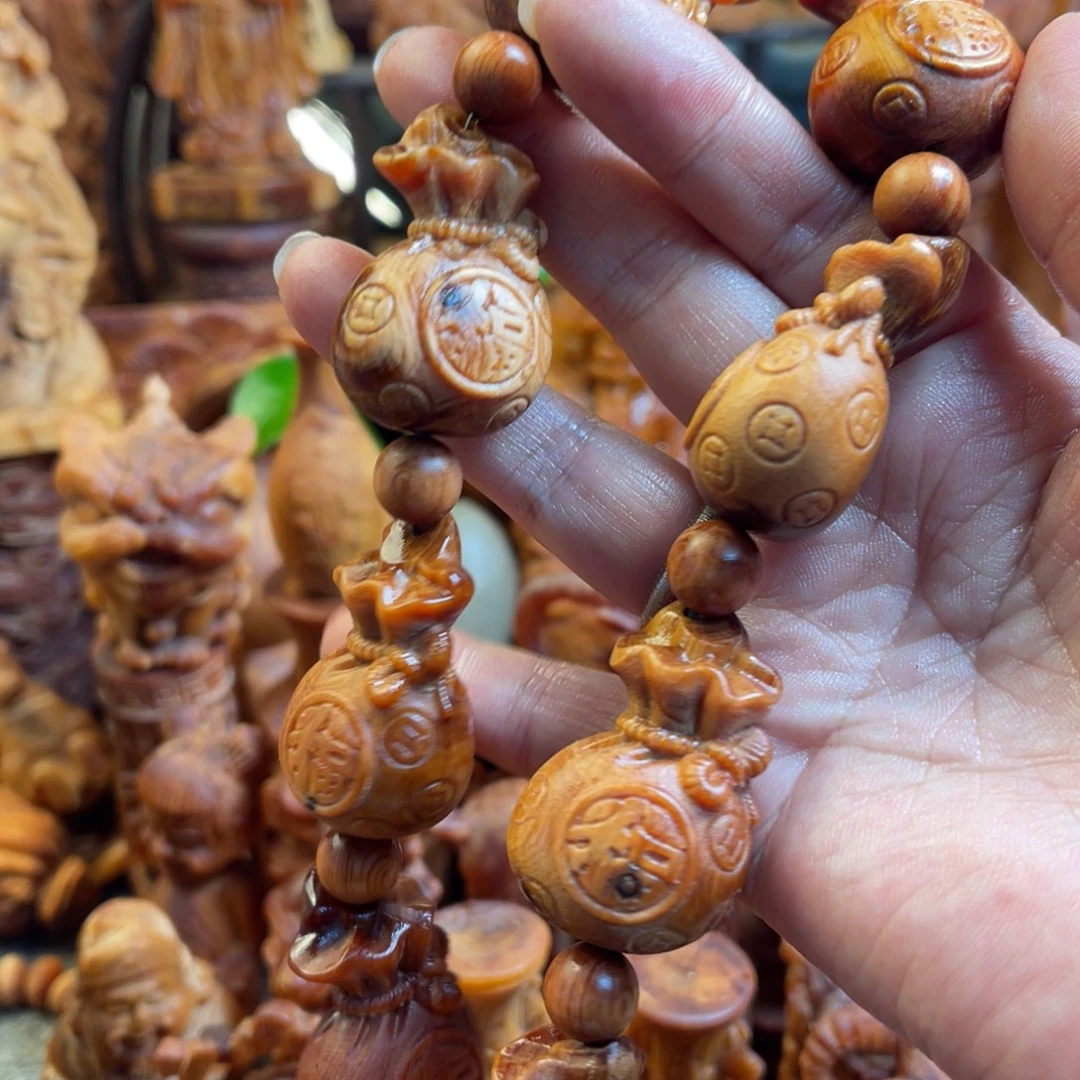 松木（琥珀木）其他瑕福袋手持