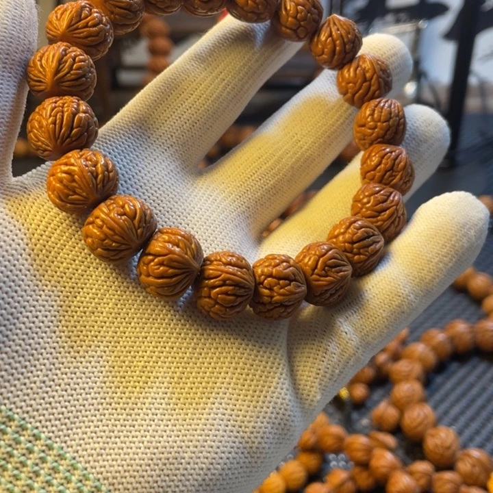 桃木秦岭野生龙纹桃核