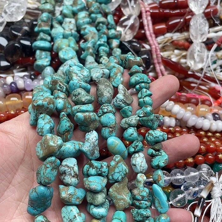 玛瑙/玉髓珠宝半成品未镶嵌一条天然松原石