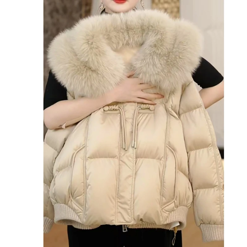 2024冬季新款时尚气质高端洋气短款羽绒服保暖外套