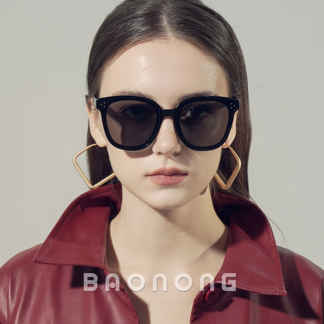 BAONONG25001板材太阳镜时尚个性大框防紫外线眼镜男款墨镜