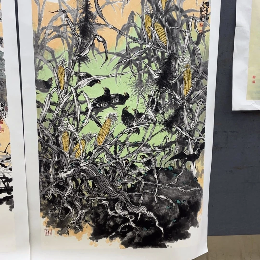 致****国画李升武六尺艺