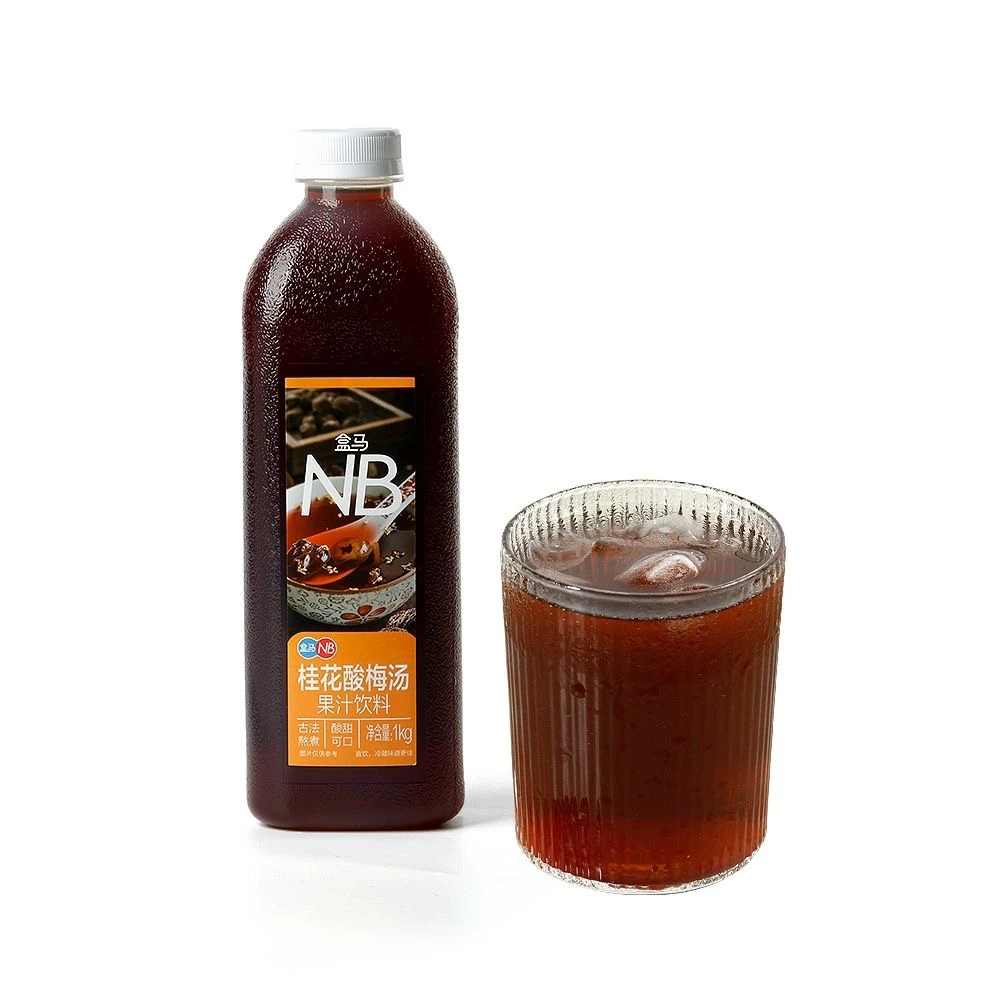 盒马1kg/瓶桂花酸梅汤古法熬制酸甜可口夏日畅饮清热解暑开胃解腻