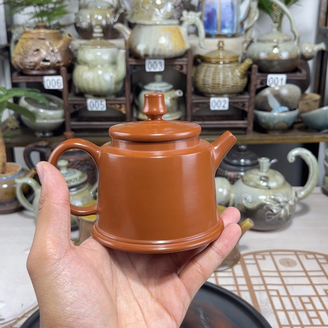 200cc复烧德钟，建水紫陶全手工制作