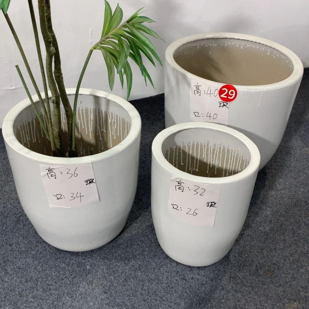 高温陶瓷花盆微瑕