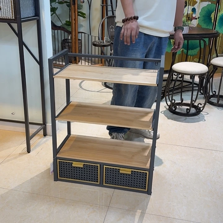 有机玻璃铁木架子