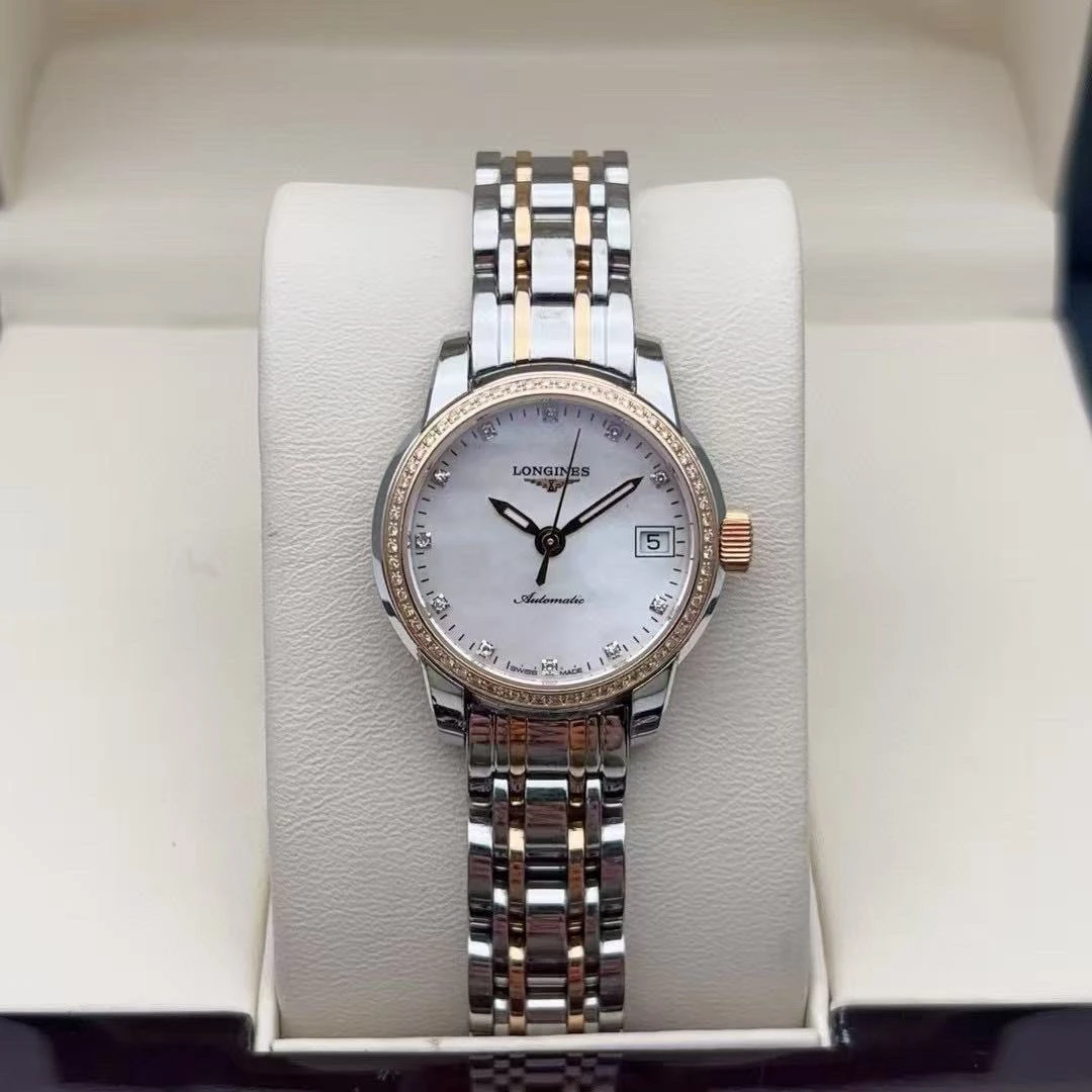 95新 Longines/浪琴 浪琴/Longines 制表传统 自动18k玫瑰金 26mm