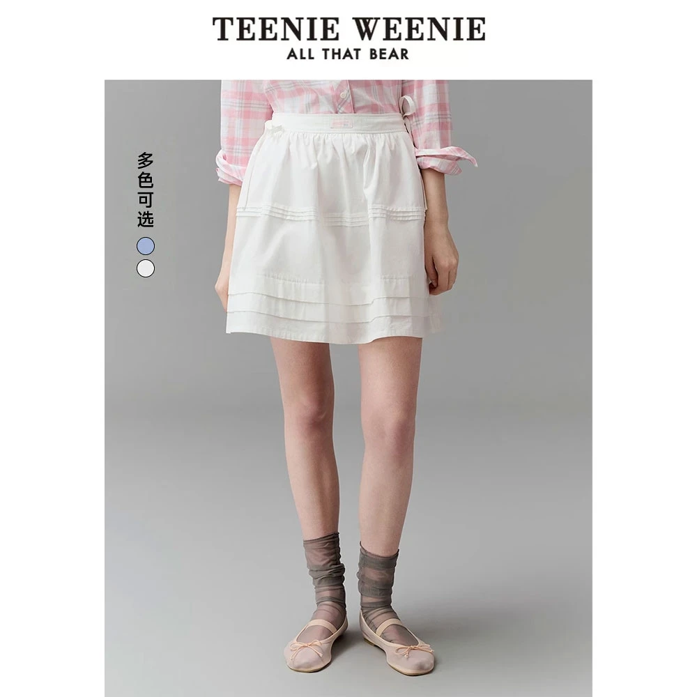 【商场同款新品】TeenieWeenie小熊25新款欧若风半身裙TTWH251201E