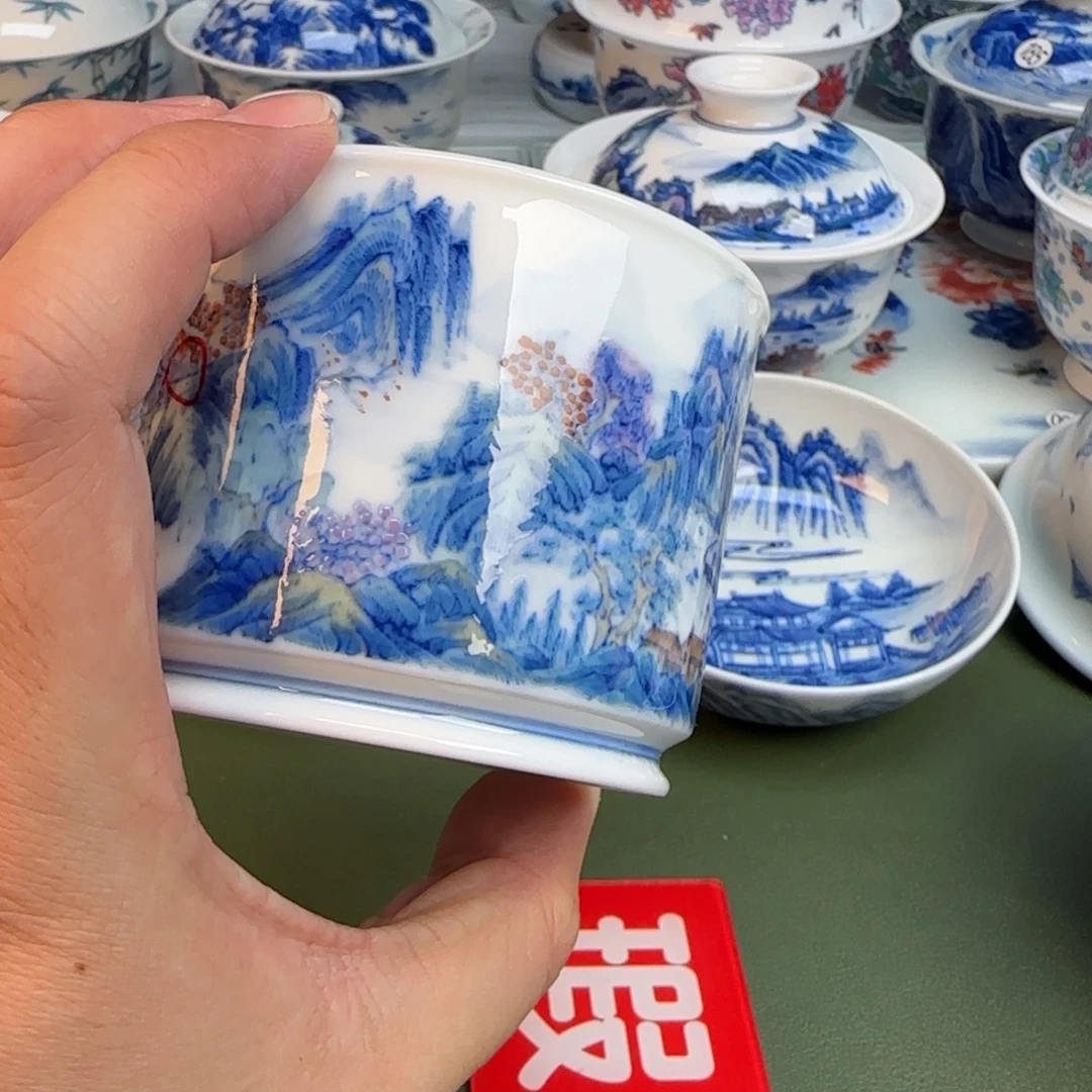 抖音陶瓷闪购纯手工手绘18