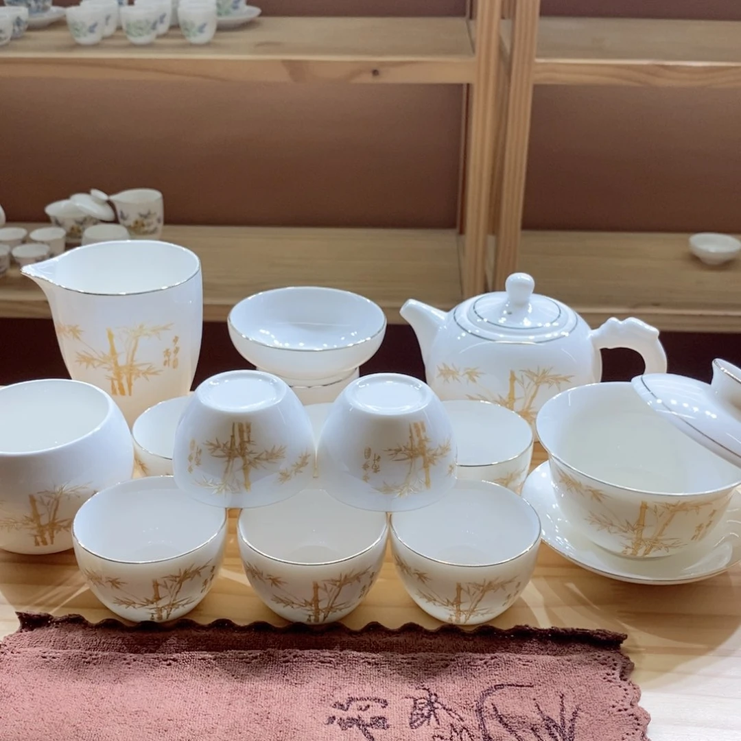 高端茶具套装步步高升16