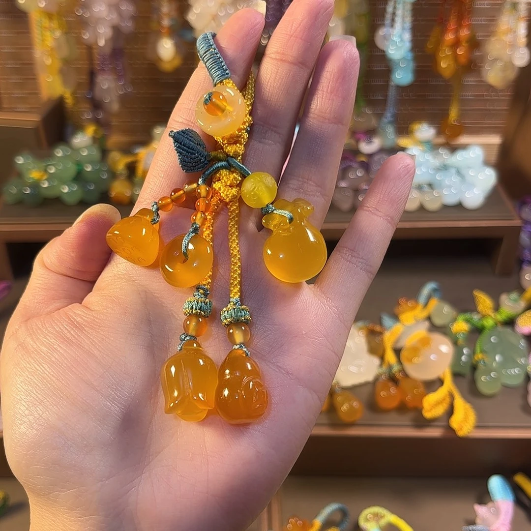 玛瑙/玉髓未镶嵌车挂