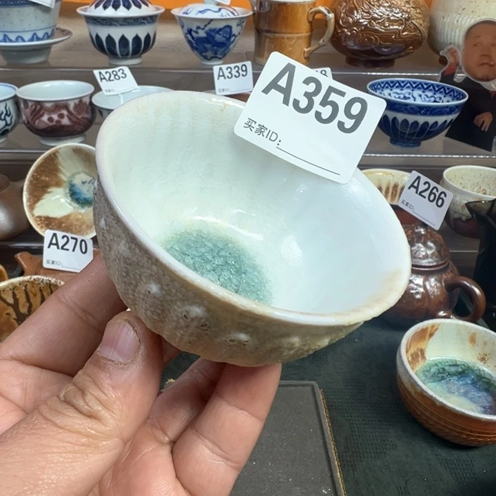 摆件359 景德镇手工柴烧茶器