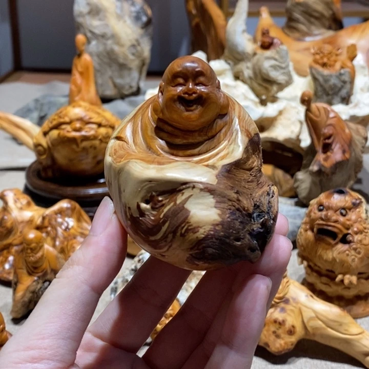柏木（崖柏）黑油原皮乐乐