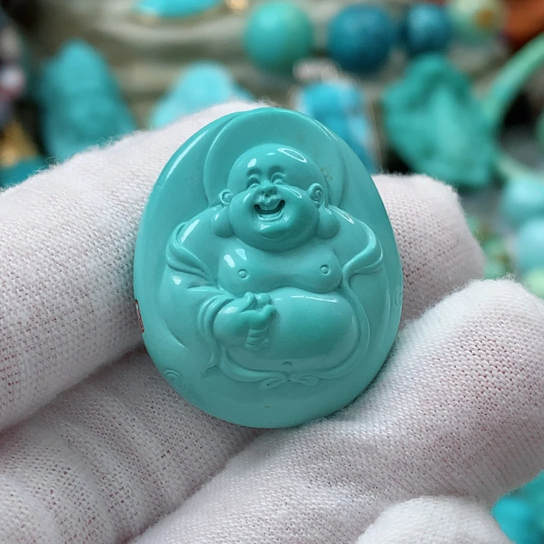 绿松石珠宝奇石未镶嵌