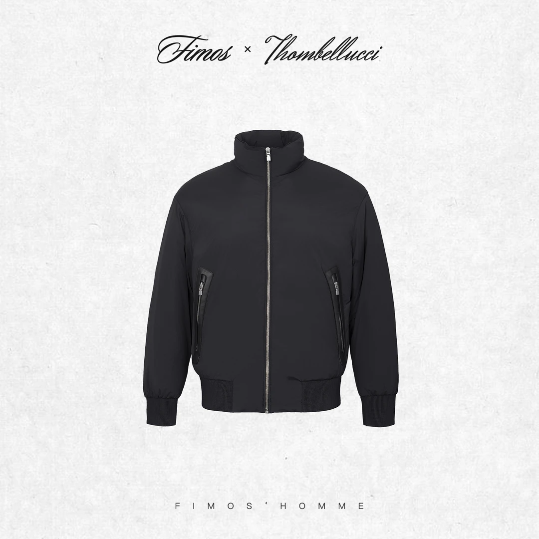 冬季男士立领短款鹅绒夹克外套保暖舒适通勤百搭羽绒服 HW81