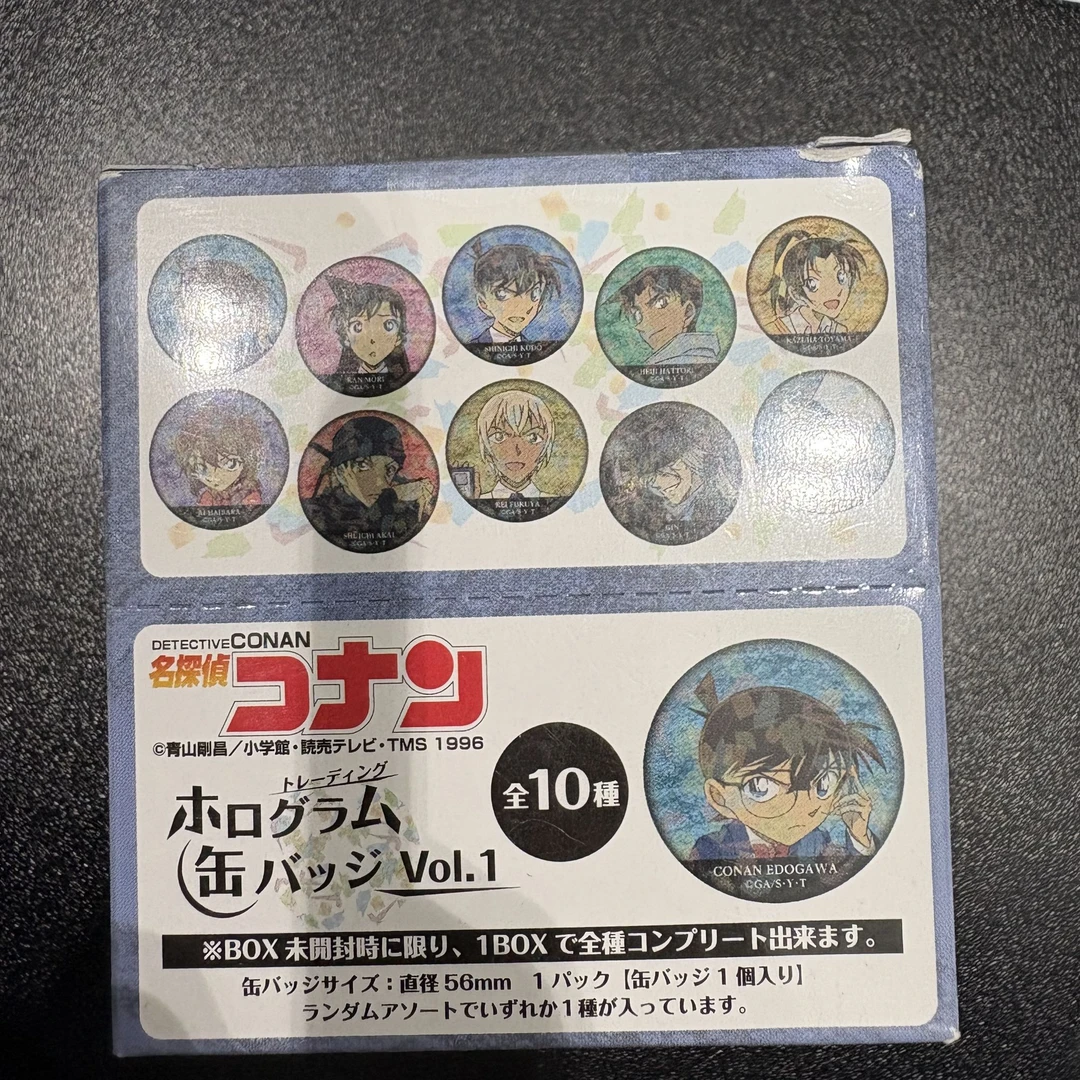 【日谷平拆】名侦探柯南 盲抽镭射闪徽章Vol.1-3
