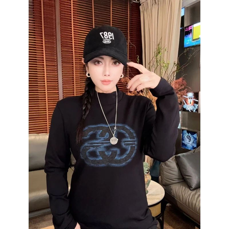 EXTREME SPACE潮品轻奢高端秋冬百搭男士莫代尔卫衣打底衫W100