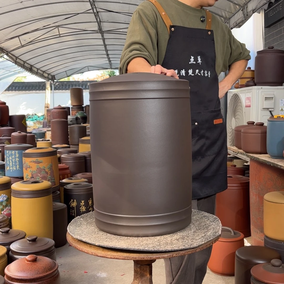 茶叶罐紫砂23 饼茶叶罐