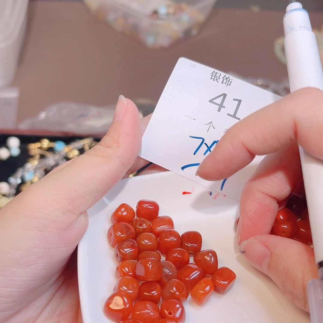 水晶珠宝半成品未镶嵌41 。