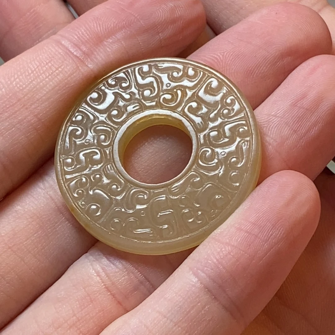 和田玉未镶嵌挂件用****4