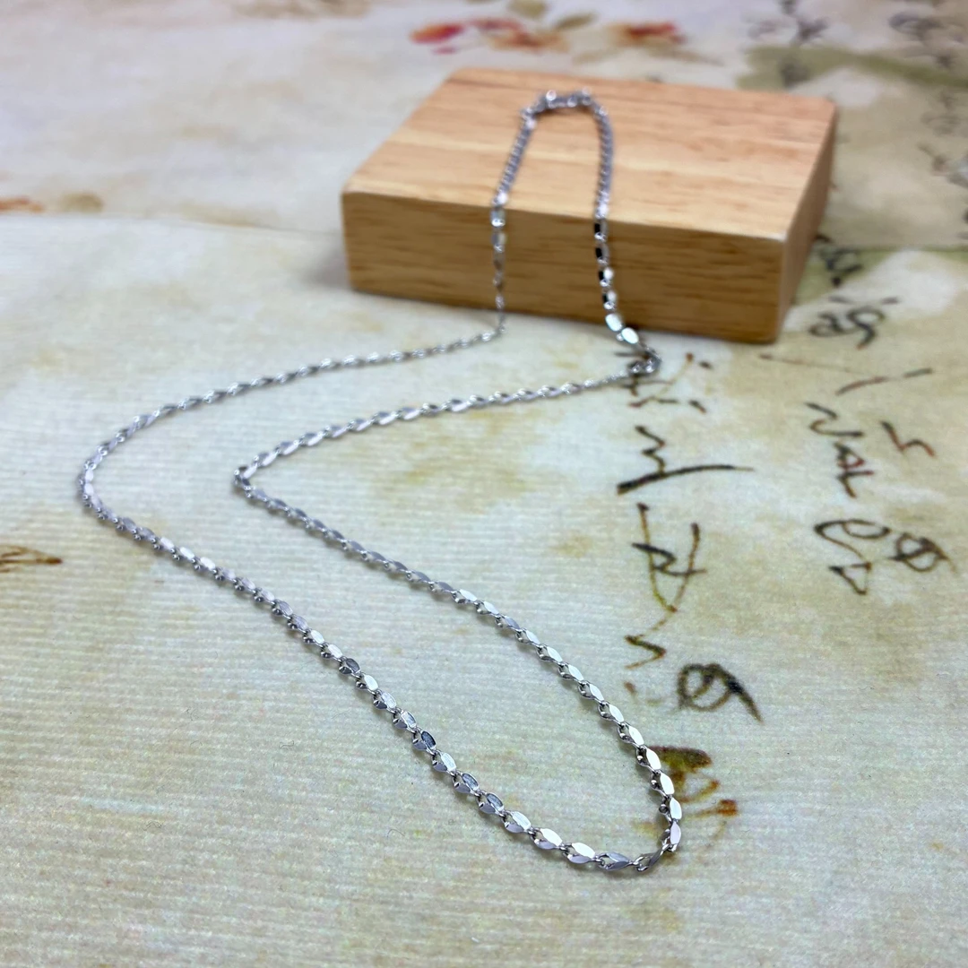 足银银制品 足银扭扭链【小北质检】ZJH44Z35多样性发一