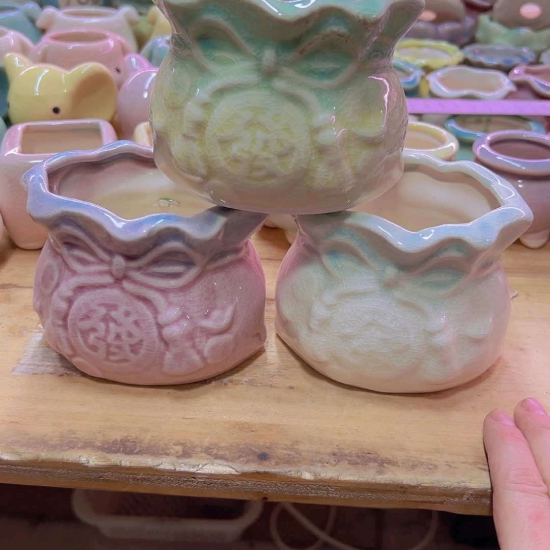 陶瓷花盆当场凑满12包邮