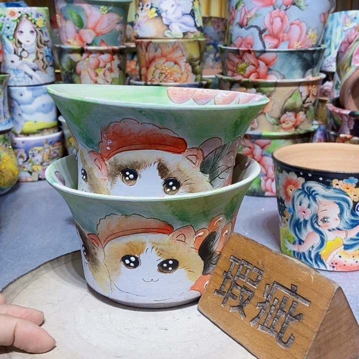 景德镇艺术手绘作品