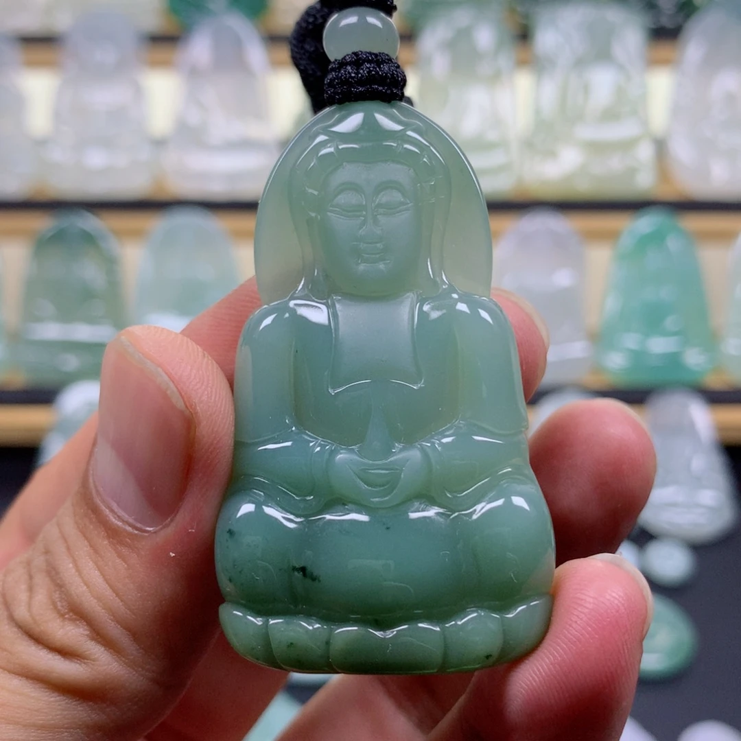 颈饰未镶嵌翡翠正装观音