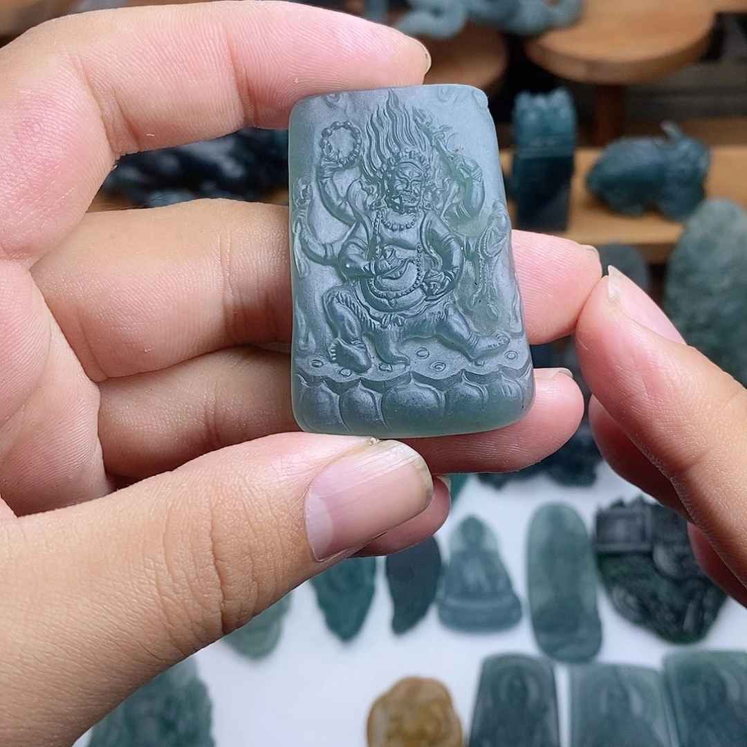 定制翡翠未镶嵌大黑天