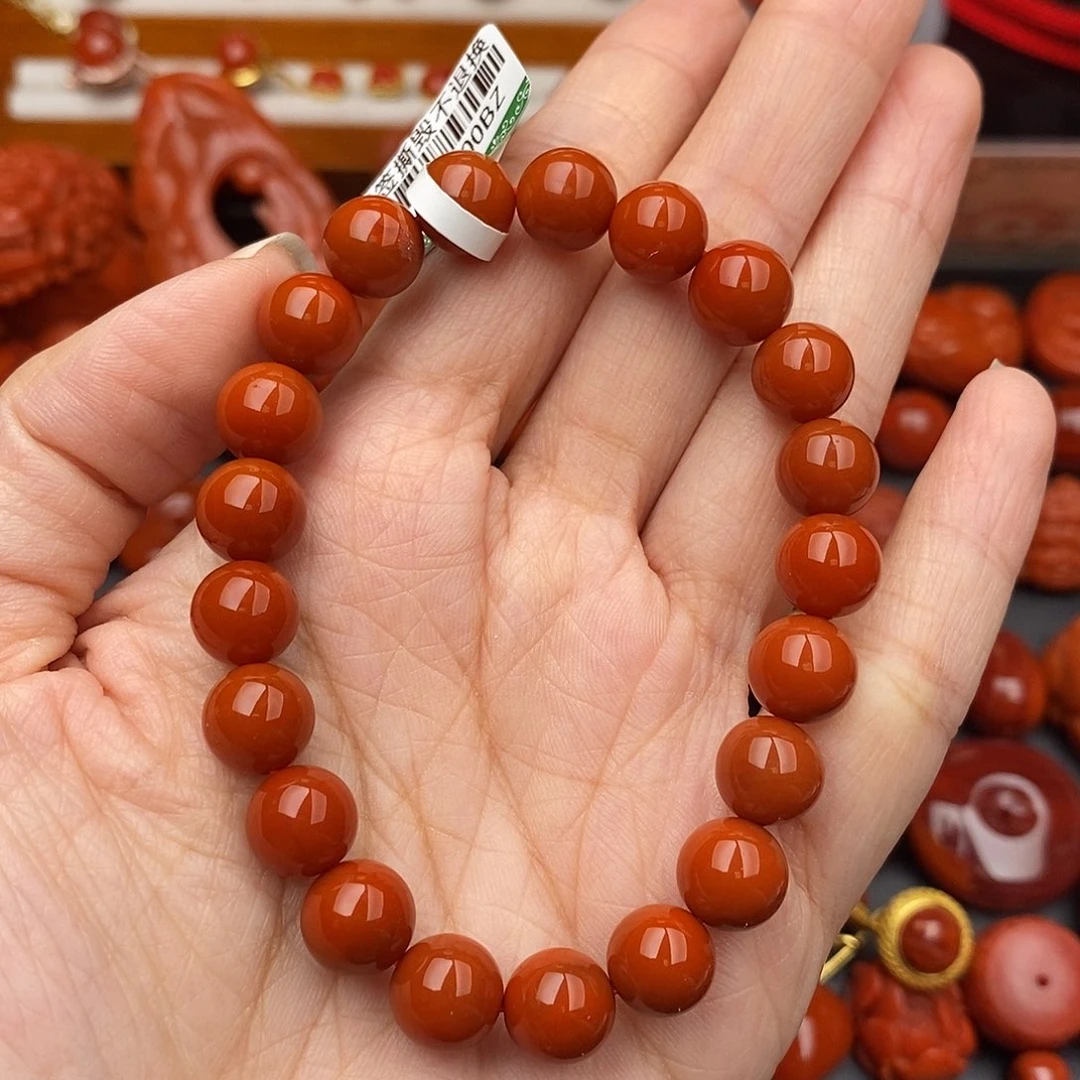 南红玛瑙四川凉山单圈9mm未镶嵌