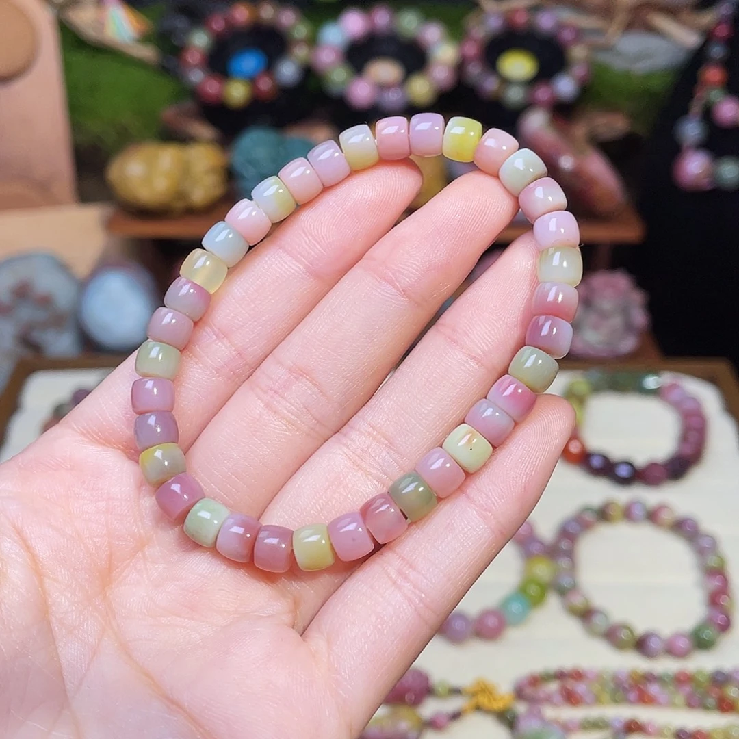 玛瑙/玉髓未镶嵌手串盐源玛瑙直切手串