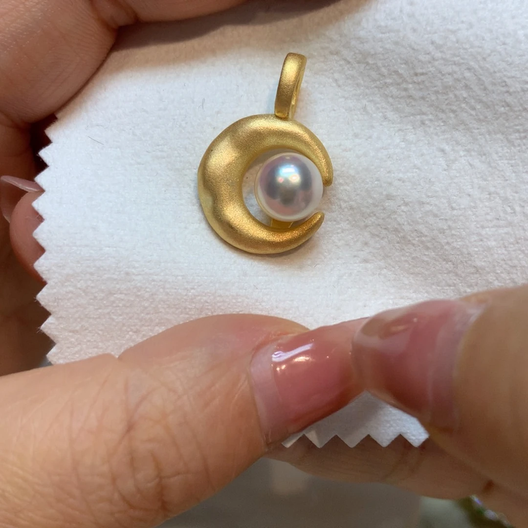 海水珍珠颈饰银S925镶嵌