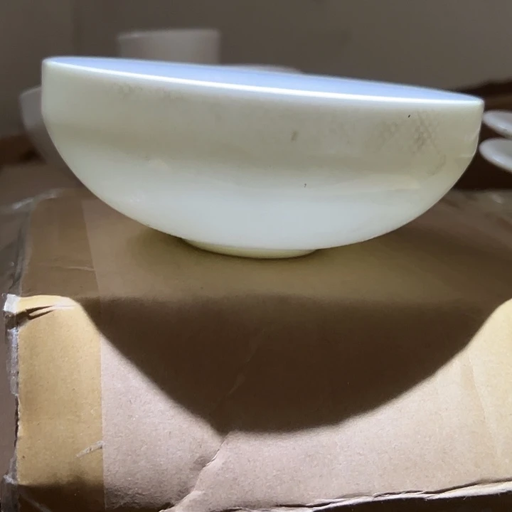 国营尾货骨出口瓷碗一对好