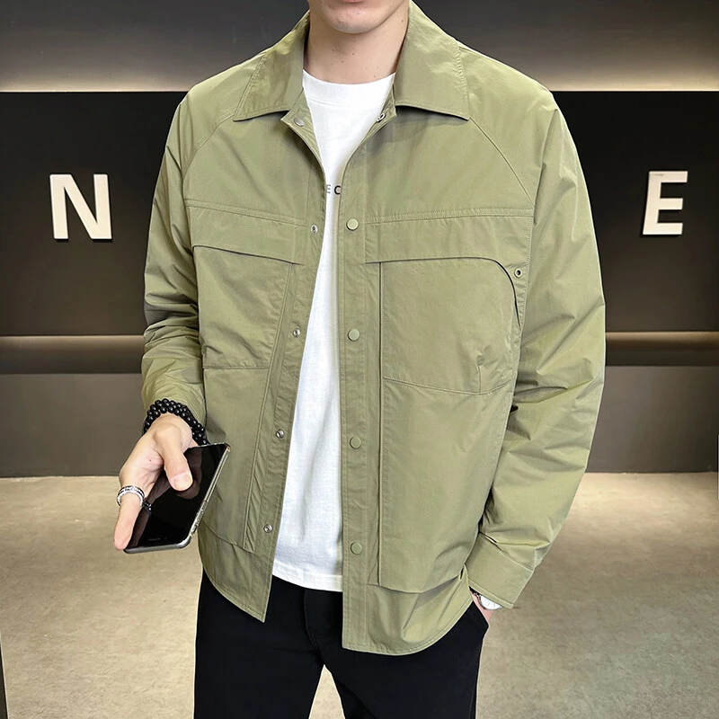 TUCANO啄木鳥/春装男士工装夹克休闲百搭翻领外套潮牌时尚上衣