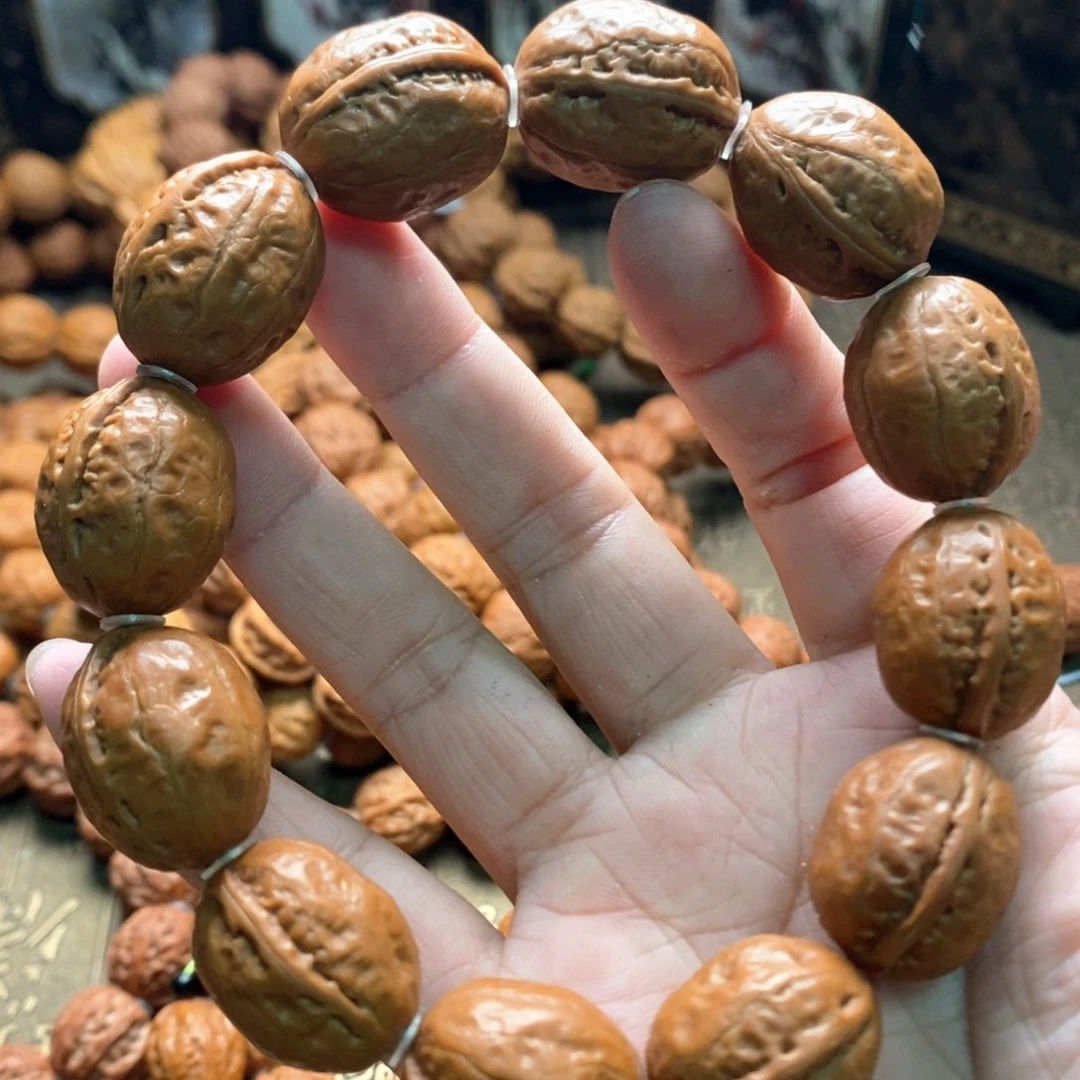 文玩核桃手串七***叔文玩核桃光头枣