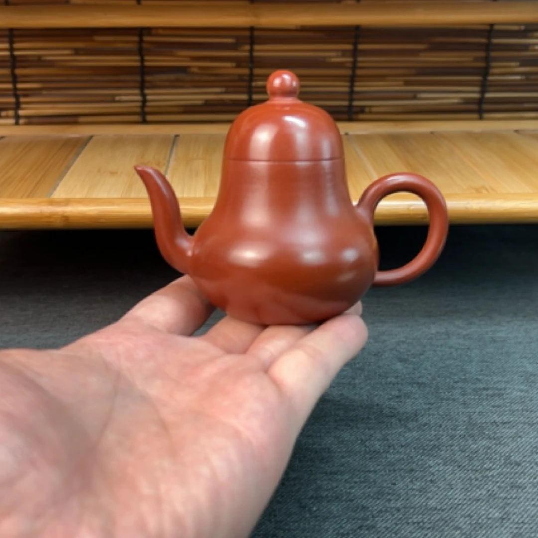 潮州手拉壶原矿大红袍思婷壶110毫升紫砂壶泡茶器