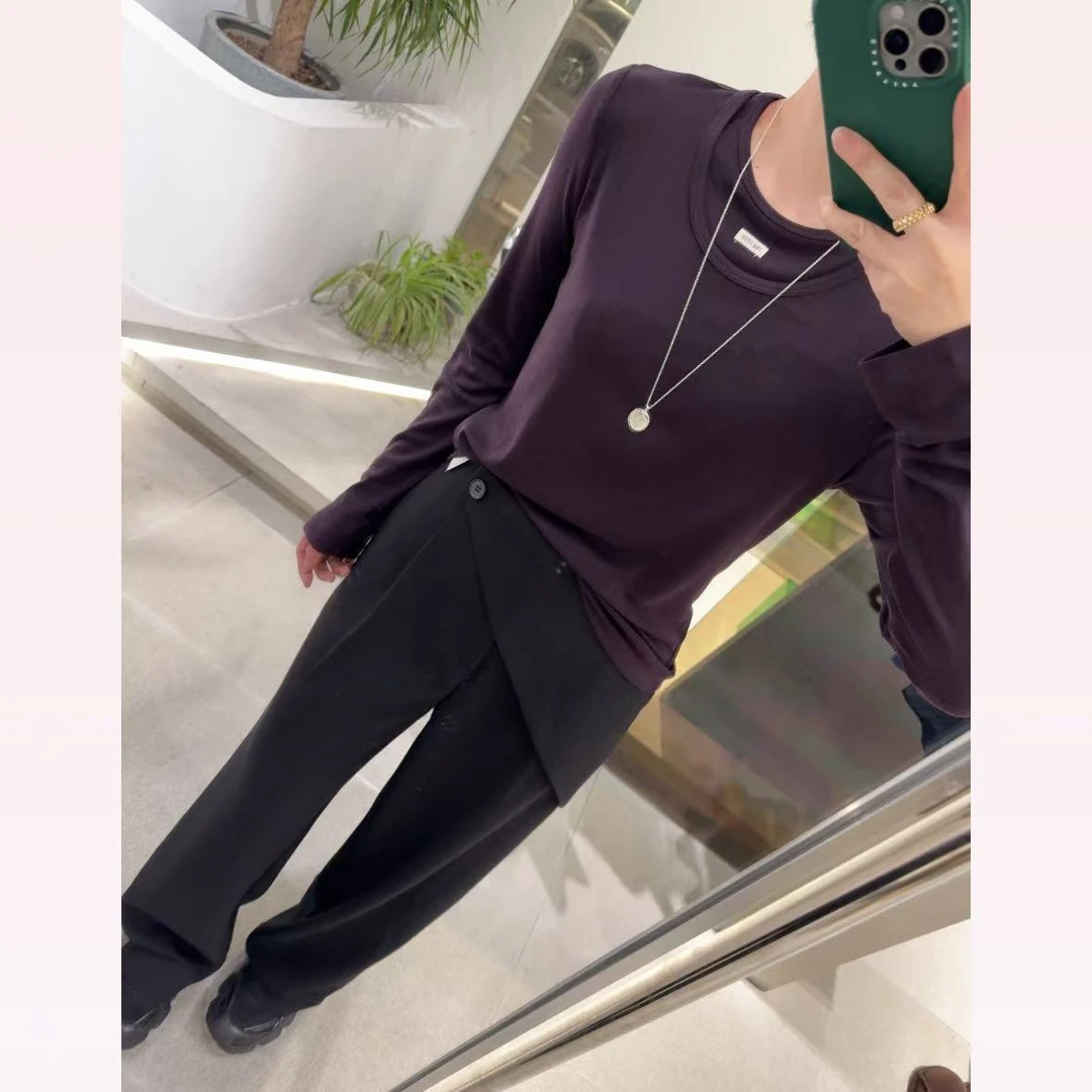 春苗女装    双层领上衣      时尚减龄设计感百搭气质