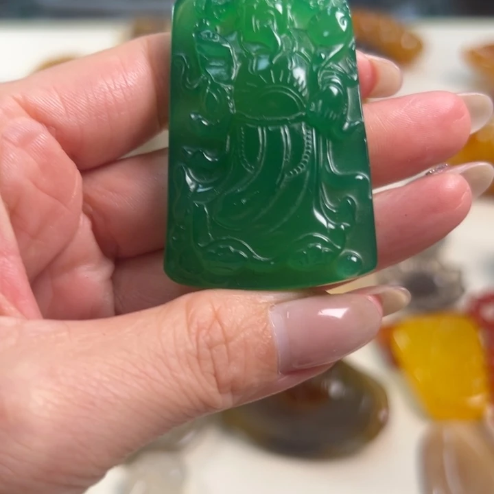 玛瑙/玉髓吊坠(不含链)未镶嵌