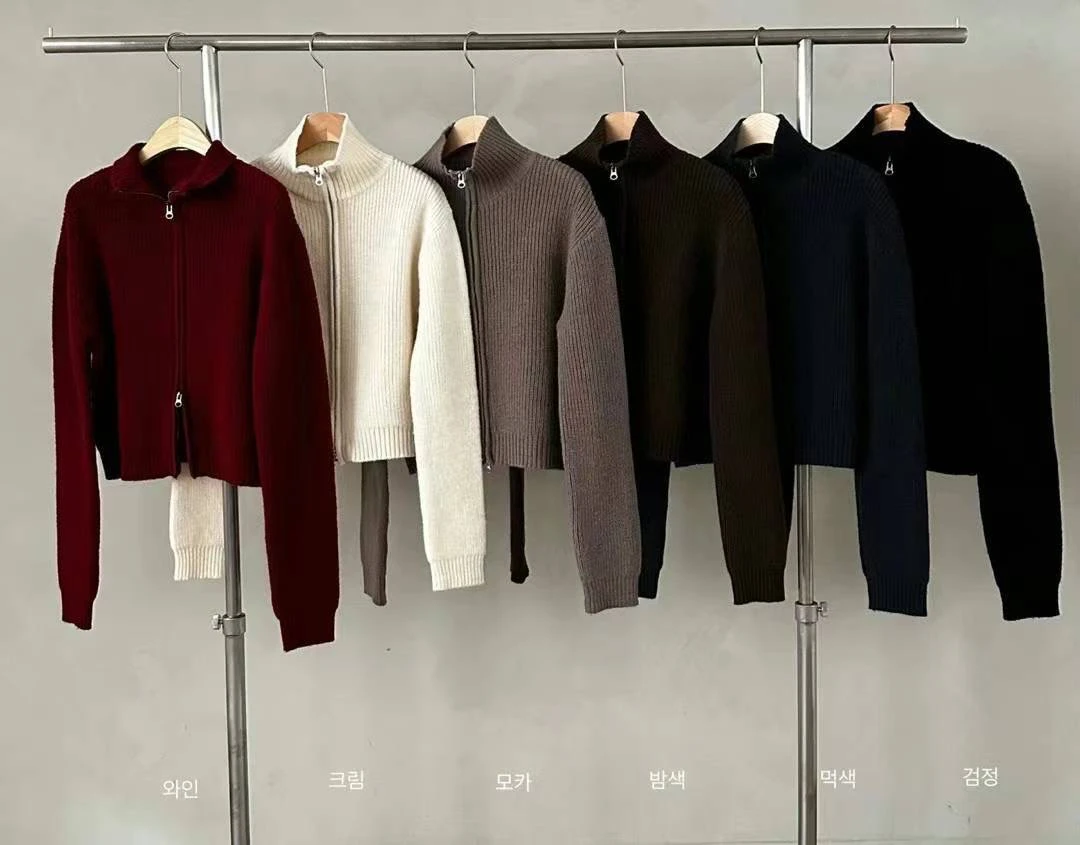 韩国东大门女装2025秋新款针织开衫女821p