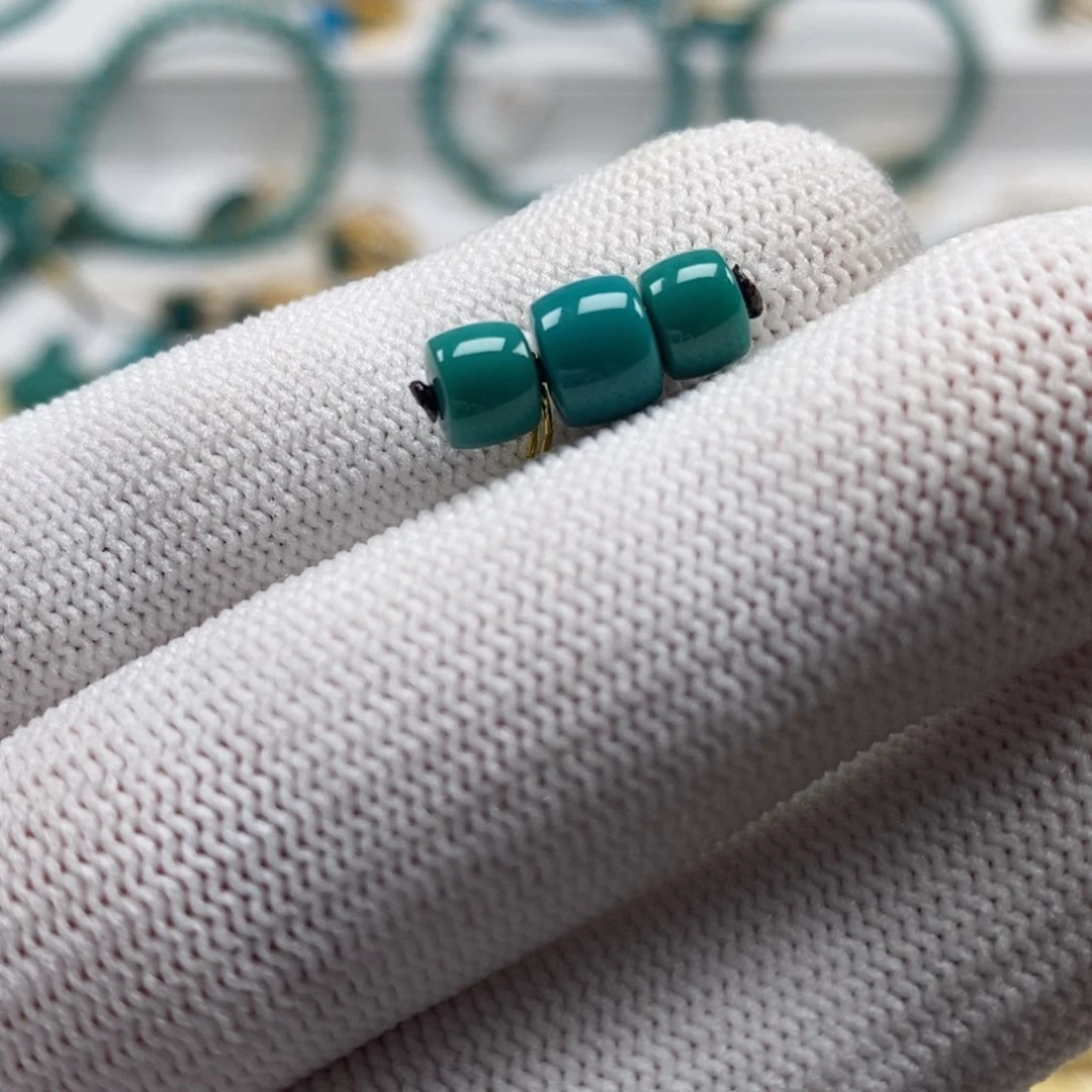 未镶嵌绿松石珠宝奇石A864 直切顶6.7