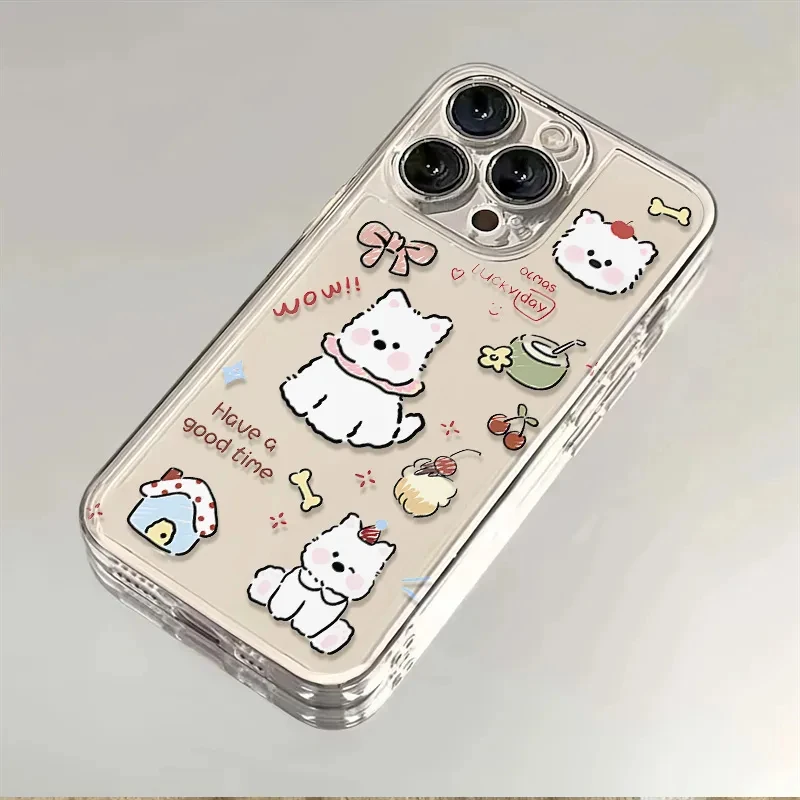椰子西高地适用iphone17手机壳苹果小米VIVO华为OPPO荣耀一加透明